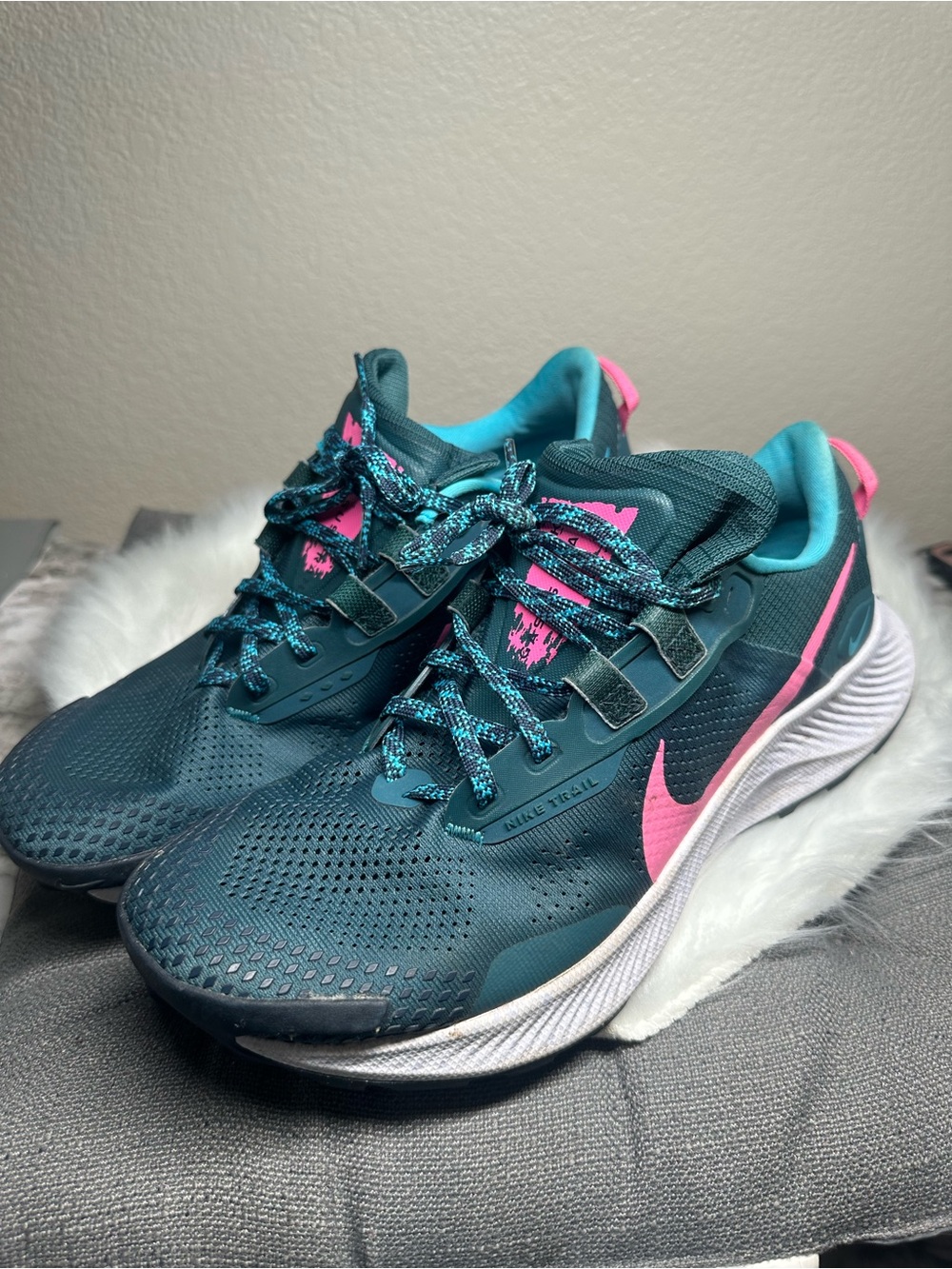 Nike Women’s Teal and Pink Training Sneakers